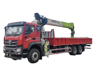 Foton 12Ton 10Ton รถบูมแบบยืดหดได้14ตันรถเครน5ส่วนพร้อมบันไดไฮดรอลิก - Product Image 1