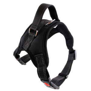 <span class=keywords><strong>Harness</strong></span> Anjing Mewah, Tali Kekang Anjing Reflektif Tugas Berat Tidak Ditarik Lembut untuk Anjing Kecil Besar - Product Image 3