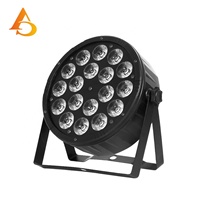 Projecteur LED Par AICPOSE de haute qualité en plastique pour scène, 18x10w Rgbw 4en1, projecteur LED Par fin