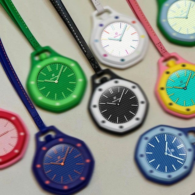 New Trend Men's Watch NR LOGO 3D Modeling Printing Service Modeling NR Pocket Watch Quartz Movement Unisex Factory Wholesale