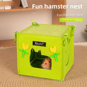 In oro massiccio orso nido di uccello per pappagalli divertimento quattro stagioni universale traspirante amaca pulsante Pet appeso nido per vivere - Product Image 5