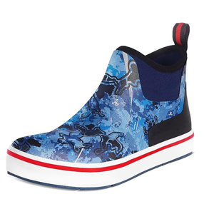 Bottes <span class=keywords><strong>de</strong></span> pont pour hommes Bottes <span class=keywords><strong>de</strong></span> pluie imperméables Bottes <span class=keywords><strong>de</strong></span> cheville en caoutchouc antidérapantes pour <span class=keywords><strong>la</strong></span> pêche en bateau pour hommes - Product Image 4