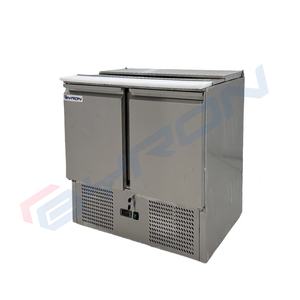 2/3 Cửa Bánh Pizza Máy Làm Lạnh Tủ Lạnh Thương Mại Undercounter Salad Lạnh Prep Bảng Với Màn Hình Hiển Thị Hàng Đầu - Product Image 4