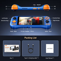 Consola <span class=keywords><strong>de</strong></span> Juegos Portátil LR K56, Almacenamiento, Pantalla Táctil <span class=keywords><strong>de</strong></span> 5.5 Pulgadas, Android 14, Batería <span class=keywords><strong>de</strong></span> 5000 mAh, Wi-Fi/4G, 27,000 Juegos Integrados, HD - Product Image 6