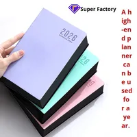 Agenda quotidien de style professionnel 2026, une page par jour, bloc-notes d'efficacité, carnet personnalisé avec logo, coffret cadeau