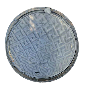 Couvercle de regard en <span class=keywords><strong>fonte</strong></span> ductile avec bague de couvercle et bride pour cuve sous pression, 50*35 - Product Image 1