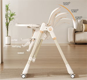 Luxury Adjustable Baby High Chair 2 in 1 with <strong>Rocker</strong> for <strong>Toddlers</strong> Elegant Foldable Design Safe Use Premium Feeding Seat - Product Image 6