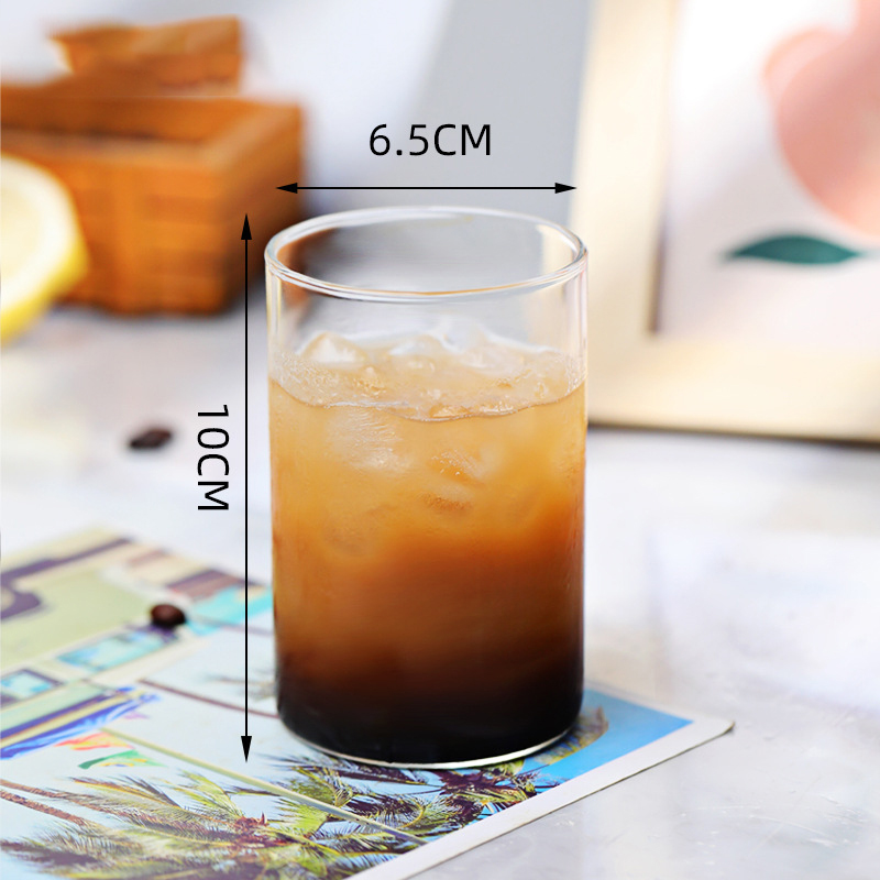 Gobelet droit en verre transparent 300 ml