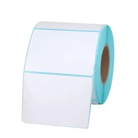 Vente en gros d'usine, étiquettes blanches vierges durables et imperméables, rouleau d'étiquettes adhésives thermiques 50*30mm, étiquettes d'expédition pour usage de bureau