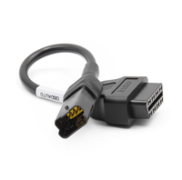 Câble de diagnostic professionnel Ducati 4 broches vers 16 broches OBD2 pour lecteur de code
