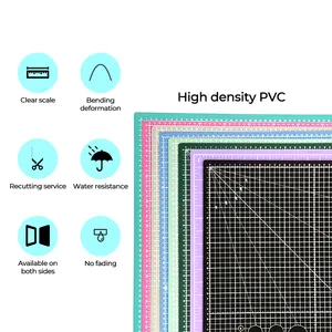 Le tapis de coupe antidérapant le plus populaire Tapis de coupe écologique pour l'enseignement de l'art et le sida 12x12