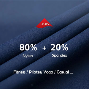 Vente flash - Pantalon de yoga pour femme à taille haute, logo personnalisé, uni, en spandex et nylon, contrôle du ventre, collants de fitness pour la salle de sport, sans couture avant - Product Image 5