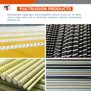 Pultruded sợi thủy tinh FRP thép cây sản xuất máy với dịch vụ cắt ST DN4-35m mô hình từ Trung Quốc - Product Image 4