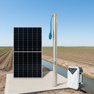 Bomba Solar de CC sin Escobillas de 3 Pulgadas con Impulsor de Plástico, 3.8 M/h, 47 m de Altura, CC 48 V, 3 Años de Garantía - Product Image 1