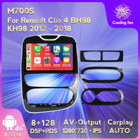 MEKEDE Android 11 8 Cœurs 8+128G Navigation Android pour Renault Clio 4 BH98 KH98 2012-2018 Caméra 360 CarPlay+Auto Autoradio