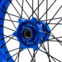 Ensemble complet de roues de moto Supermoto, jantes Supremoto avec moyeu et rayons pour WR 450F 2022