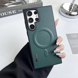 Shockproof Magnetic <b>Wireless</b> Charging TPU+<b>PC</b> Luxury Phone Case for Samsung S25 S22 S23 S24 Ultra - Product Image 4