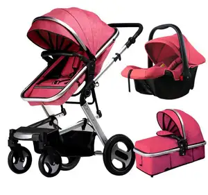 定制婴儿推车绿色粉色灰色易开便携式安全推车