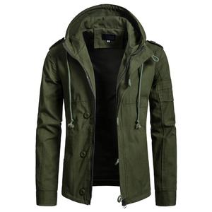 Vêtements à capuche pour hommes à la mode manteaux chauds sweats à capuche ajustés vestes d'hiver grande taille vestes pour hommes - Product Image 4