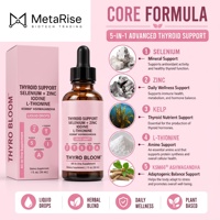Élixir Vert Soutien Thyroïdien Gouttes Liquides Orales Formule Naturelle à Base de Plantes Multi-Minéraux Favorise la Santé Thyroïdienne et la Densité Osseuse 30ml