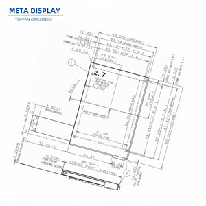 Ortustech COM27H2P27XTC con pantalla táctil LCD de 2,7 pulgadas 240x320 - Product Image 1