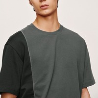 T-shirts ras du cou pour hommes – Tissu jersey en coton haut de gamme, confortable et élégant, couleur unie