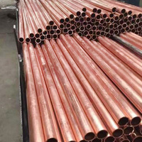 Tube droit en cuivre sans soudure C12200 pour applications de climatisation, de réfrigération et de plomberie