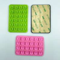 Support de téléphone portable à ventouse en silicone simple face pour la maison, installation facile