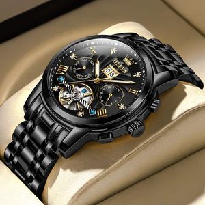   Relojes clásicos para hombre 9910 Tourbillon multifunción, reloj automático completo para hombre, relojes de pulsera masculinos de alta gama - Product Image 2