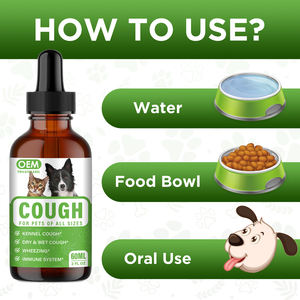 Köpekler ve Kediler için OEM Özel Etiketli Kulak Yolu Öksürüğü Bitkisel Damlaları - Rahatlama ve Bağışıklık Desteği - Balık Yağı İçeren Boğaz Yatıştırıcı - En Kaliteli Sıvı - Product Image 5
