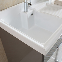 Évier de buanderie personnalisé, armoire de salle de bain, évier de buanderie personnalisé pour la lessive