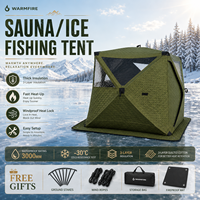 Tenda Sauna Outdoor Warmfire untuk 5-6 Orang dengan Insulasi Tiga Lapis, Pembukaan Otomatis & Kain Tahan Air untuk Berkemah Keluarga