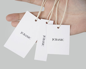 Tùy Chỉnh Thương Hiệu Riêng Logo Quần Áo Nhãn Quần Áo May Mặc Kích Thước Thẻ Bán Giá Nhãn Đu Thẻ May Mặc Treo Thẻ Cho Quần Áo - Product Image 3