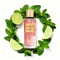 Spray corporel luxueux et écologique pour femmes de haute qualité, 250 ml, parfum aux agrumes naturels et durables, utilisation quotidienne, flacon