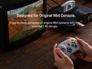 8bitdo Ergonomische Draadloze 2.4GHz Gamepad voor Model 81HK01-64 Joysticks & Gamecontrollers - Product Image 2