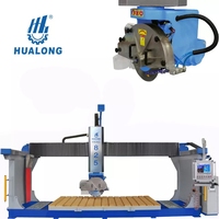 Máquina de Corte de Piedra de Mármol con Fresadora, Router CNC de 5 Ejes Multifunción Automática HUALONG Stone Machinery