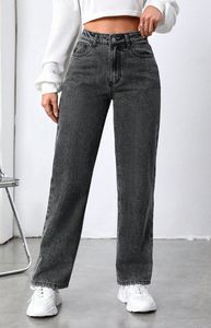 Pantalones Vaqueros de Pierna Ancha, Bordados de Lujo, Mezclilla Elástica, Tela Ecológica y Duradera, Color Gris, Tallas 26-40, OSCA INTERNATIONAL - Product Image 2