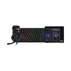 Tastiera meccanica, Mouse, cuffie, Set Mouse Pad, tastiera illuminata e Set di quattro pezzi per Mouse, cuffie da gioco cablate - Product Image 1