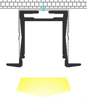 Profilé en aluminium 6063-T5 pour bandes LED, décorations, service de découpe LS-123