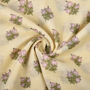 Tissu imprimé en popeline 80S 100% coton peigné 60GSM pour vêtements d'été pour femmes et filles, chemises, chemisiers - Product Image 1