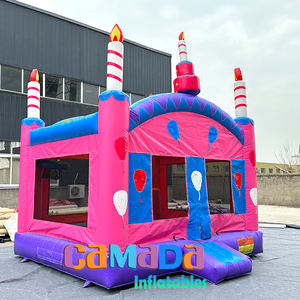 Maison rebondissante extérieure Maison gonflable commerciale Château gonflable d'<span class=keywords><strong>anniversaire</strong></span> pour enfants Location de fête d'<span class=keywords><strong>anniversaire</strong></span> - Product Image 2