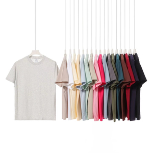 Áo thun Nhật Bản chất liệu cotton 100% màu trắng tinh khiết, dáng rộng, vai xuông, 230 gram, bán buôn, dành cho nam nữ, màu trơn - Product Image 1