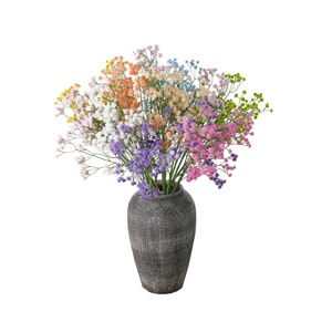 Fleurs artificielles CallaFloral Baby's Breath, 108 têtes, en plastique, décoration intérieure pour mariage, bouquets de mariée, décoration de la maison - Product Image 5