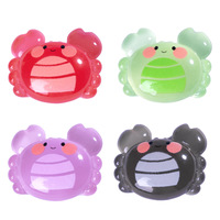 Patung Resin Kepiting Menyala Dalam Gelap yang Lucu, Aksesori Dekorasi DIY, Ornamen Mini untuk Meja
