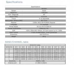 Lunettes FPV SKY04X Pro 5.8Ghz 48CH 1280*1080 DVR 100FPS 4/3 16/9 OLED Récepteur 720P Vidéo pour Drone de Course FPV RC - Product Image 5