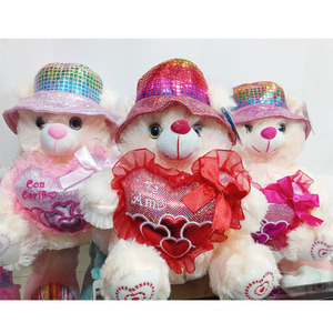 Bambola di peluche personalizzata san valentino orsacchiotto con cuore peluche ti amo te e amo orso regalo di festa produttore - Product Image 2