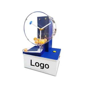 Mini Automated Table Lotto Draw Lucky Online Drawing Gravity Pick Intro Lottery Ball Machine