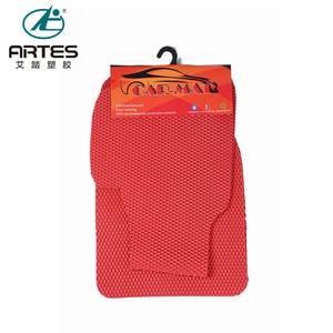 Tapis de sol de voiture en caoutchouc PVC, <span class=keywords><strong>4</strong></span> pièces, universel, personnalisé, antidérapant, Durable, résistant à l'usure, nouveau matériau - Product Image 3