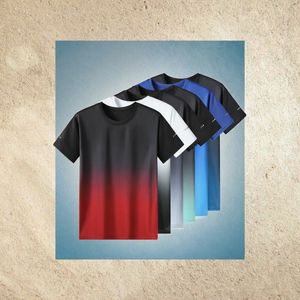 Camiseta Deportiva Ajustada de Manga Larga para Hombre, Estilo Hip Hop, 180g, Secado Rápido, Transpirable, Diseño Liso - Product Image 3