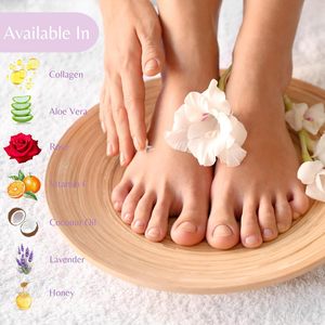 Masque Pieds à la Cire de Paraffine Lavande, Soin Hydratant et Relaxant pour Spa et Domicile, Gants et <span class=keywords><strong>Chaussettes</strong></span> de Traitement à la Paraffine (Vente en Gros) - Product Image 3